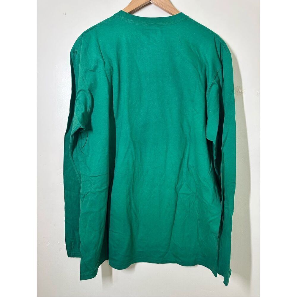 🏈 Philadelphia Eagles Fanatics NFL Long Sleeve Green Logo Tee Size XL - Picture 3 of 3